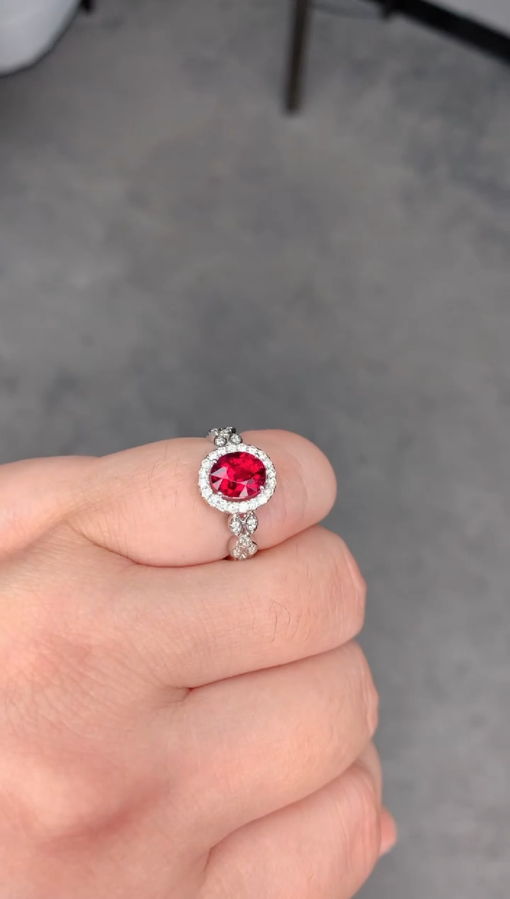 【闪购商品】碧玺戒指18K金镶嵌1.4ct  卢比来戒指