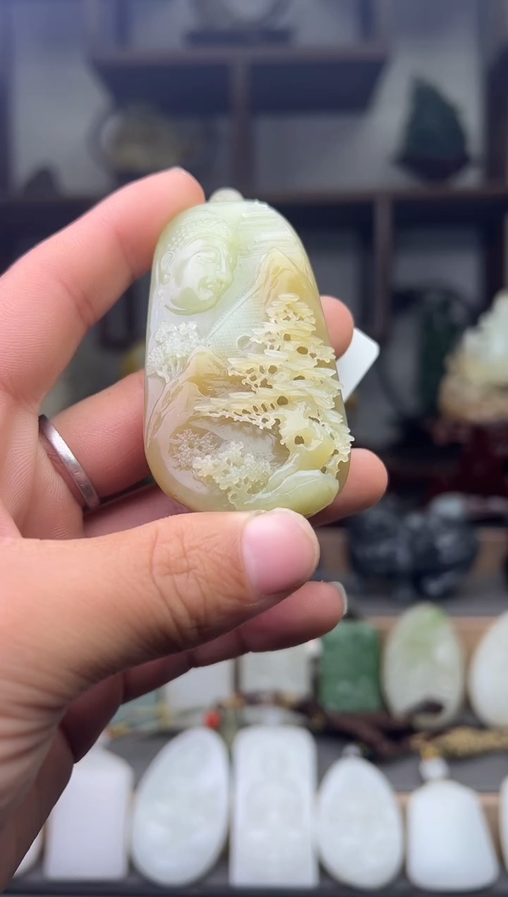 【闪购商品】和田玉把件未镶嵌吊坠