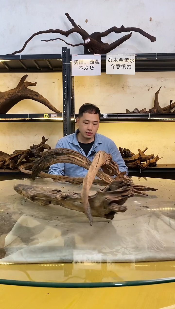 【闪购商品】柚木木艺026鱼缸造景沉木