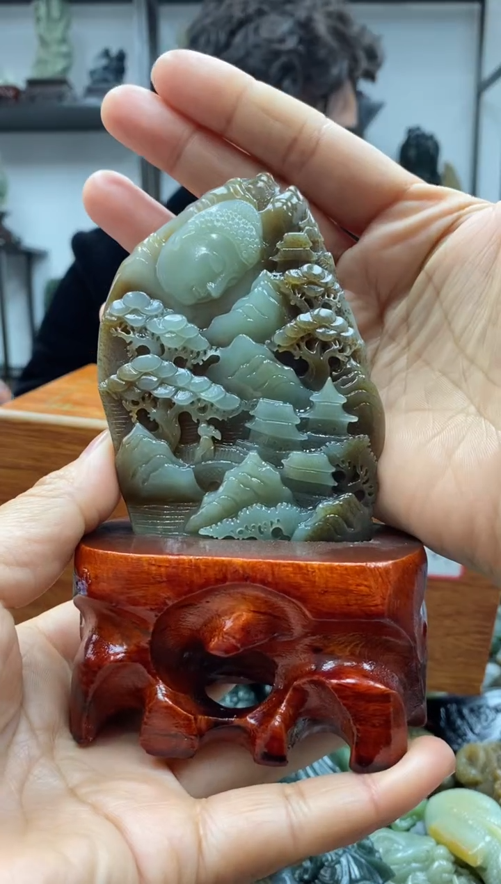 【闪购商品】和田玉摆件未镶嵌1