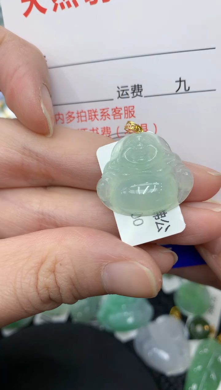 【闪购商品】翡翠颈饰18K金镶嵌11111111
