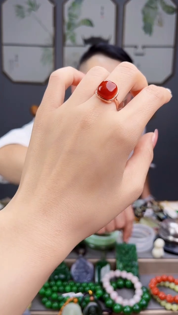 颈饰银S925镶嵌南红玛瑙多样性发货拍一单发一个