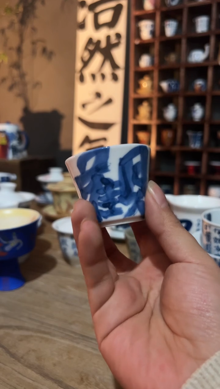 【闪购商品】观云听雨原创手绘茶具