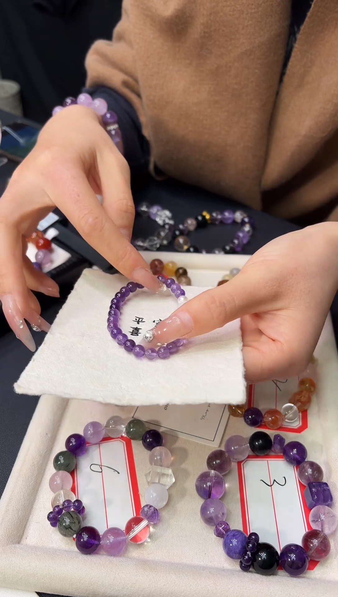 未镶嵌手链水晶手串