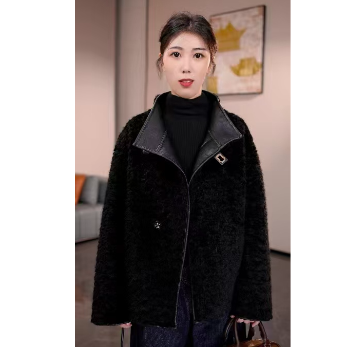 【芸YUN】2025秋冬加厚毛双面双穿时尚轻奢气质外套-RCZ1002