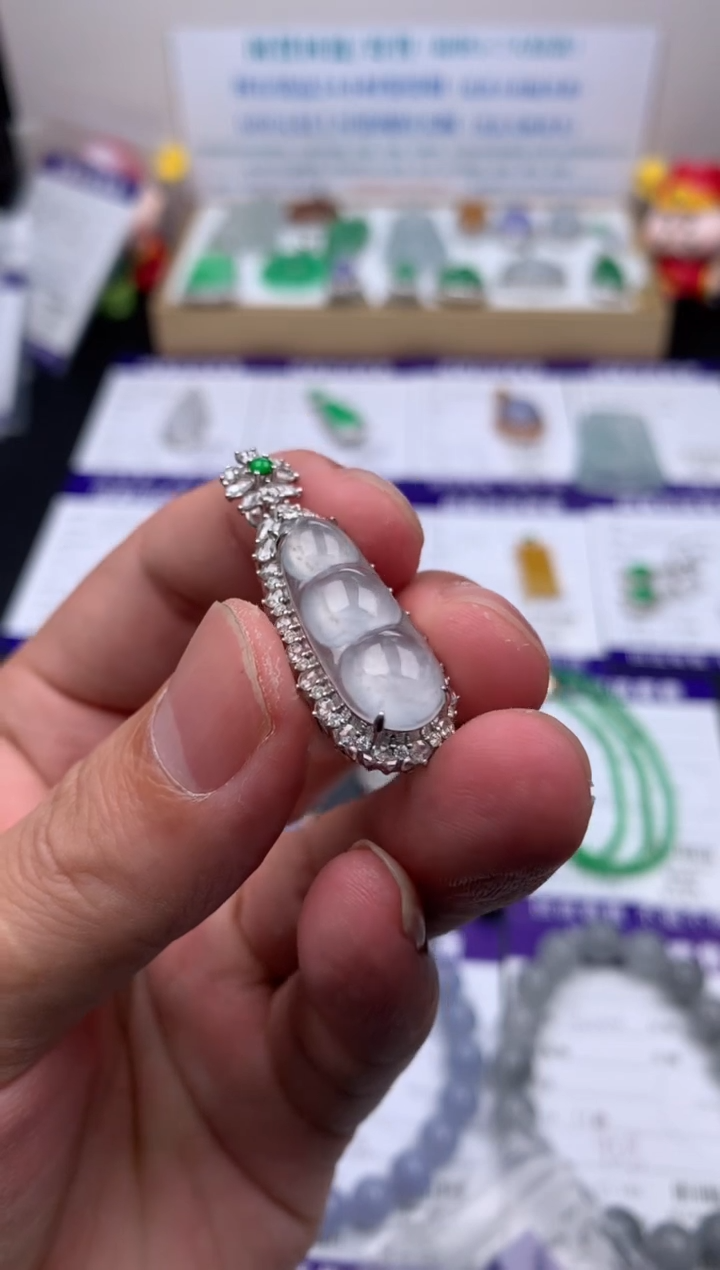 【闪购商品】定制翡翠18K金镶嵌模式推广期24小时鉴赏期