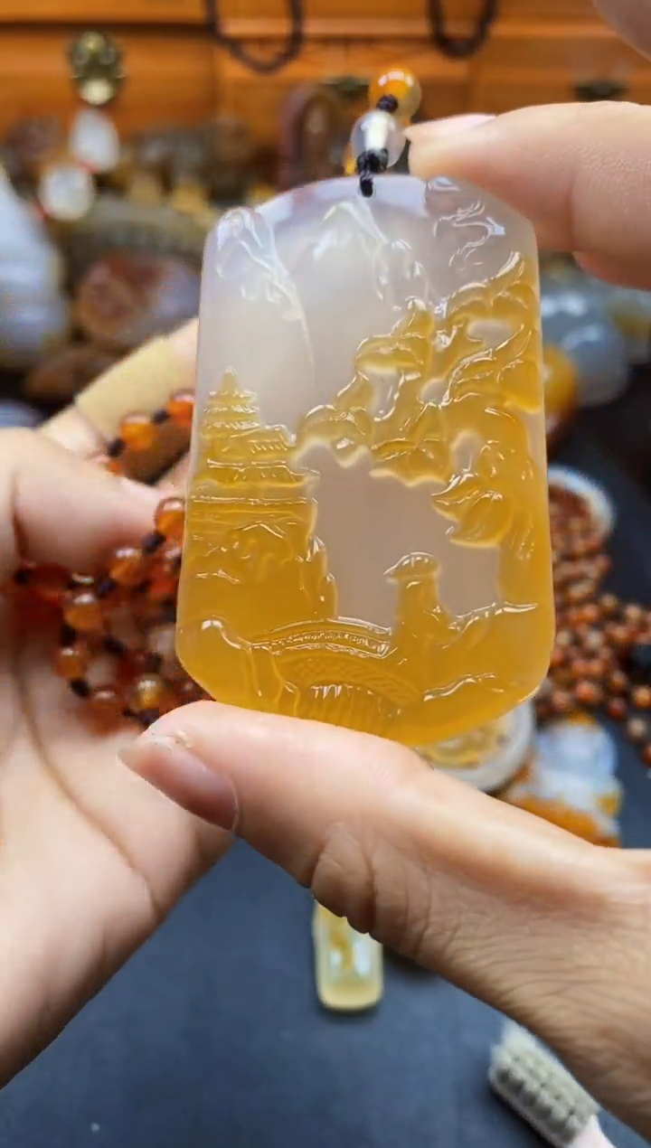未镶嵌1玛瑙/玉髓龙**下ll