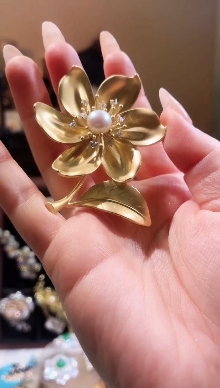 合成立方氧化锆铜合金金色花花