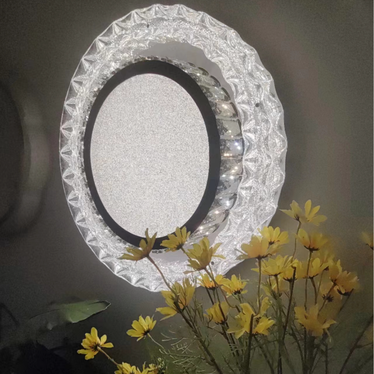 全光谱卧室水晶吸顶灯