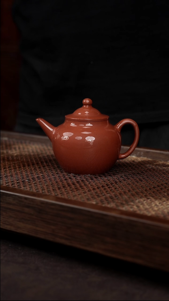 茶壶紫砂底槽清笠帽水平