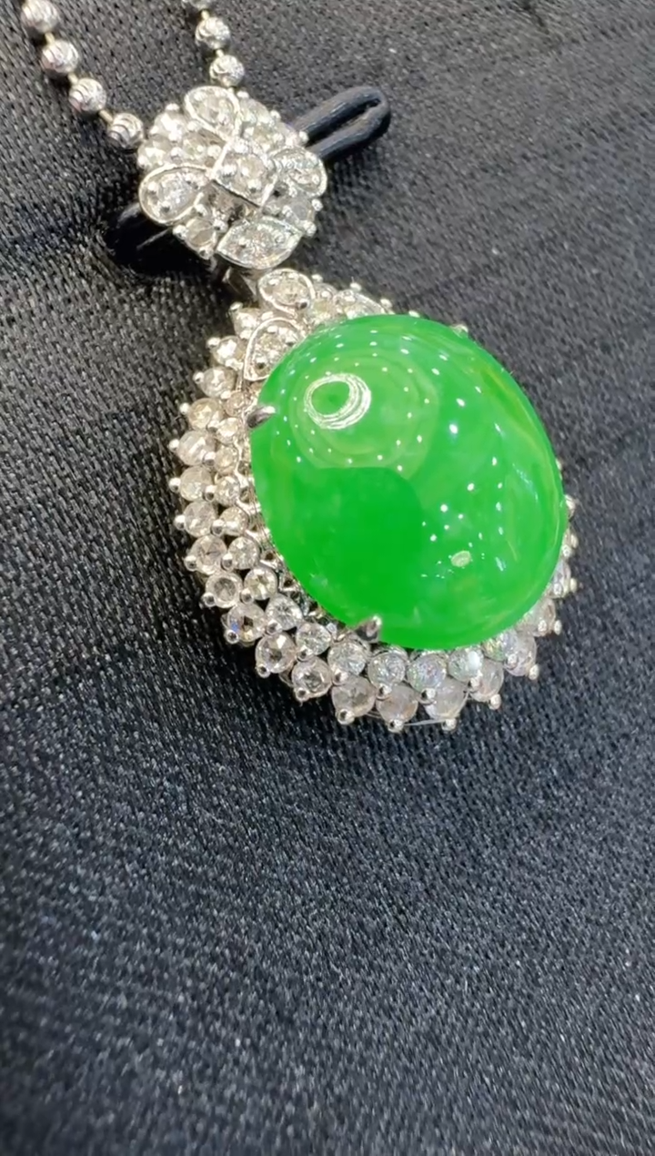 【闪购商品】翡翠吊坠(不含链)18K金镶嵌多样性团购发一件