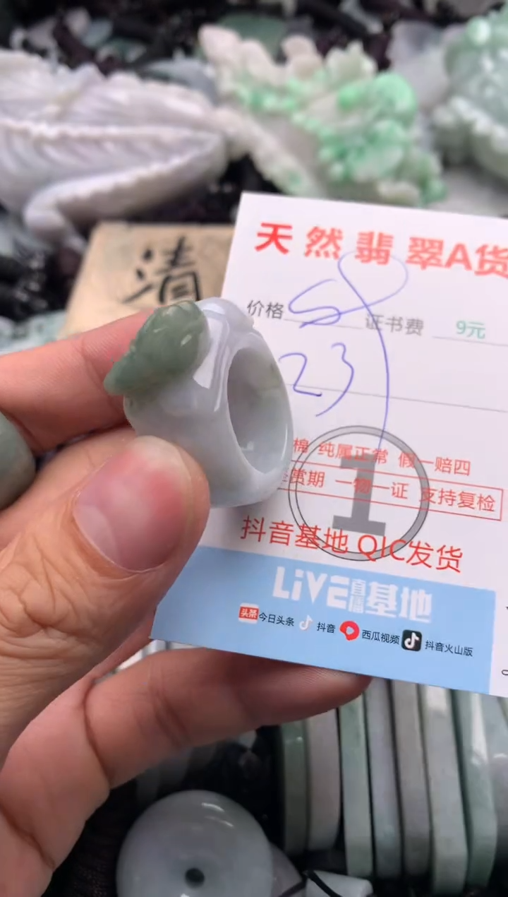 翡翠未镶嵌吊坠(不含链)1