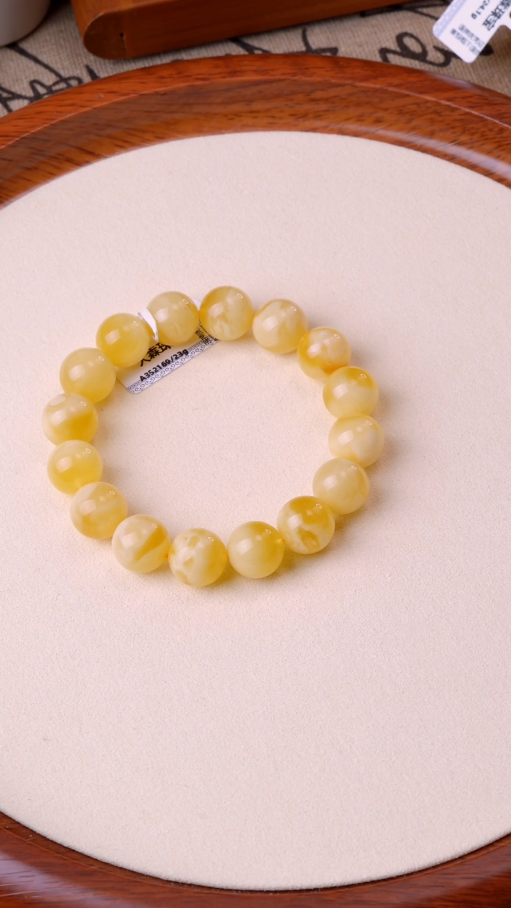 未镶嵌蜜蜡裸石手串