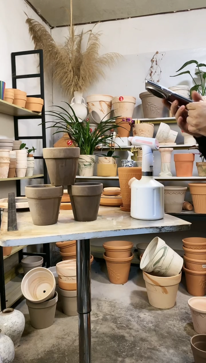 【闪购商品】红陶瑕疵无售后12.5*13灰陶 3盆无托