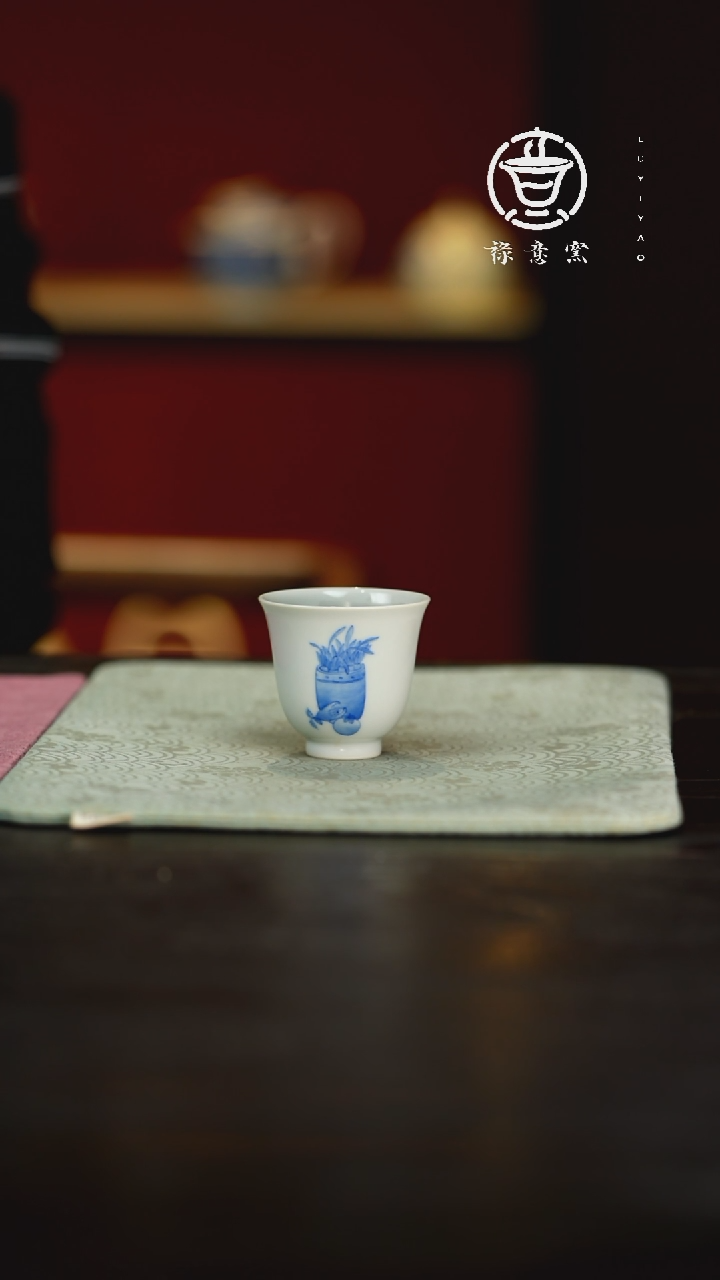 禄意窑清供系列铃铛杯