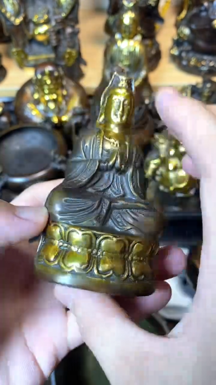 高端精品铜器铜器观音