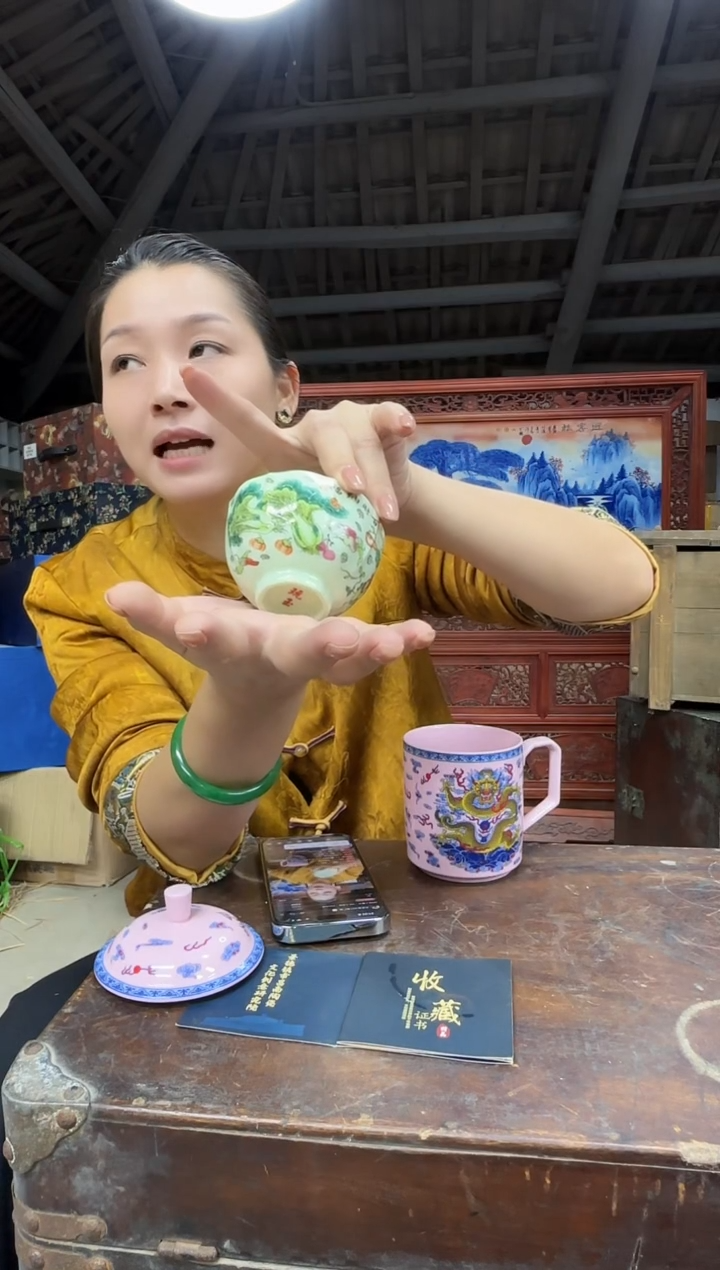 摆件陶景德镇陶瓷摆件16