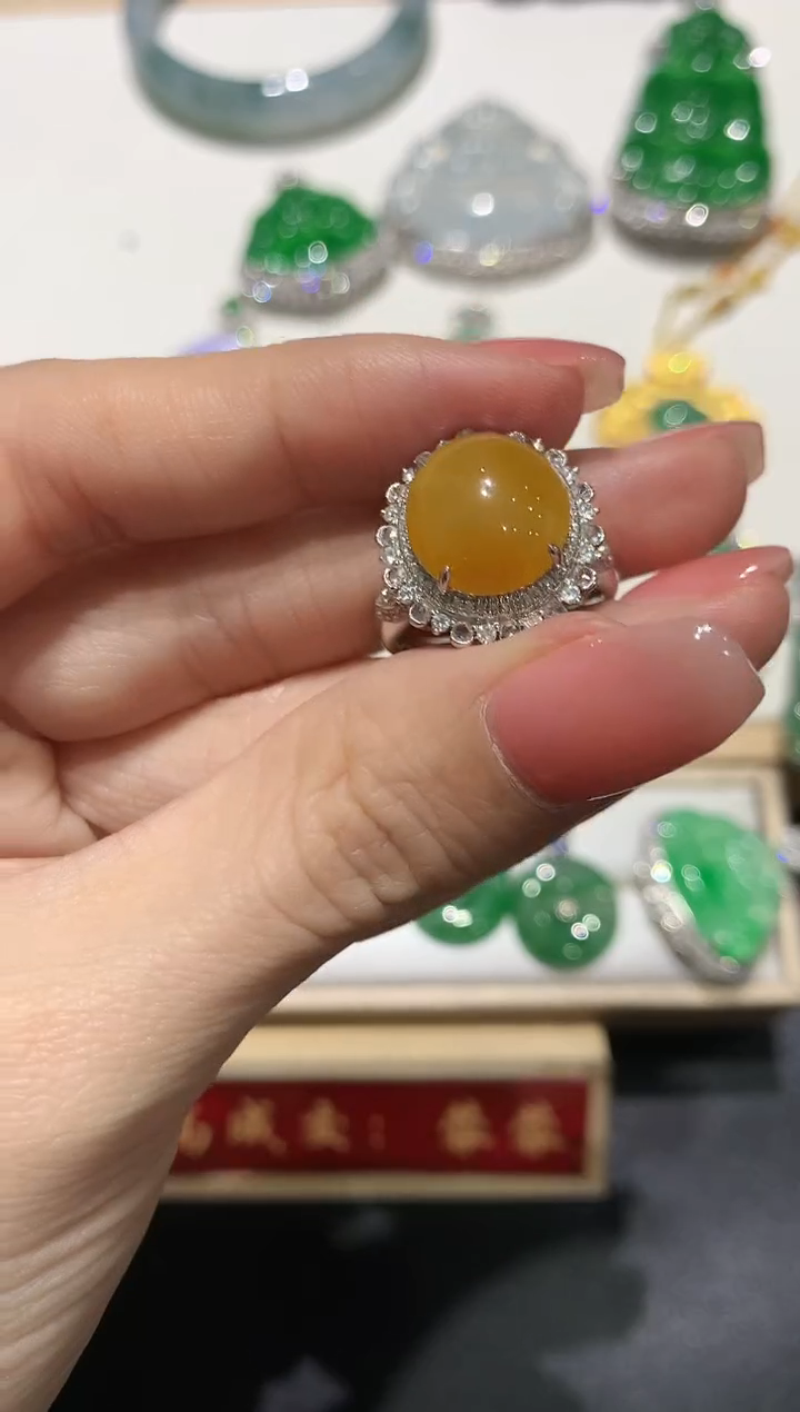 【闪购商品】翡翠颈饰18K金镶嵌团购11