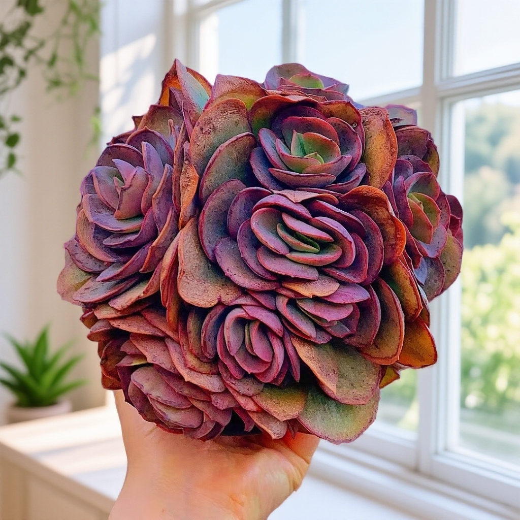 12#小叶秀妍 多肉  脱土【满15包邮】以直播实物为准 红色 耐寒 