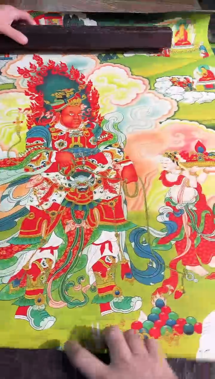 卷轴画曦曦的唐卡tk160
