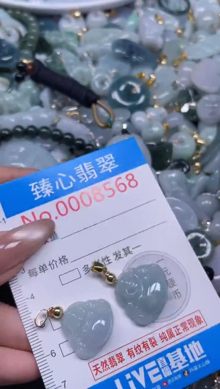 颈饰未镶嵌翡翠8568