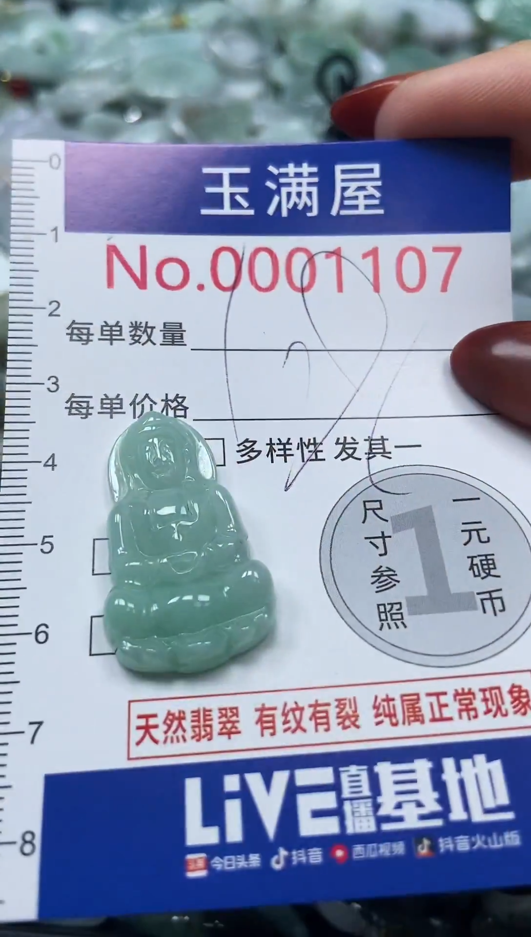 颈饰未镶嵌翡翠1107