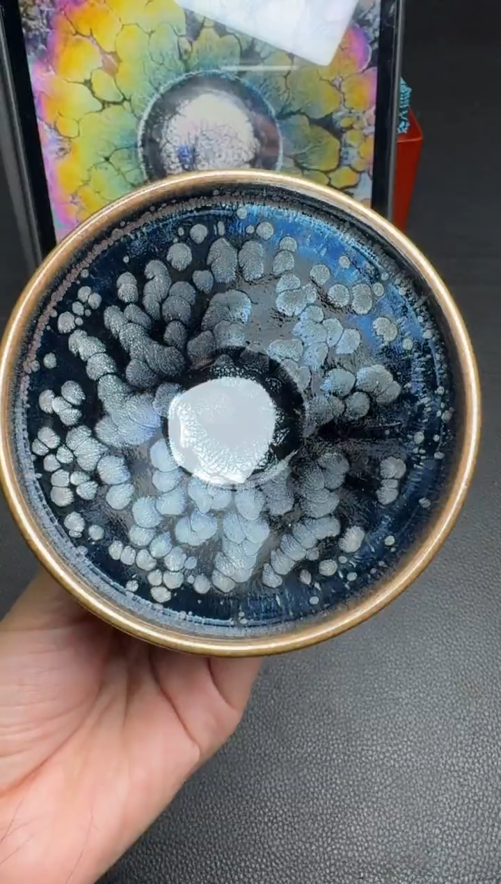 【闪购商品】茶盏李学有牡丹盏85