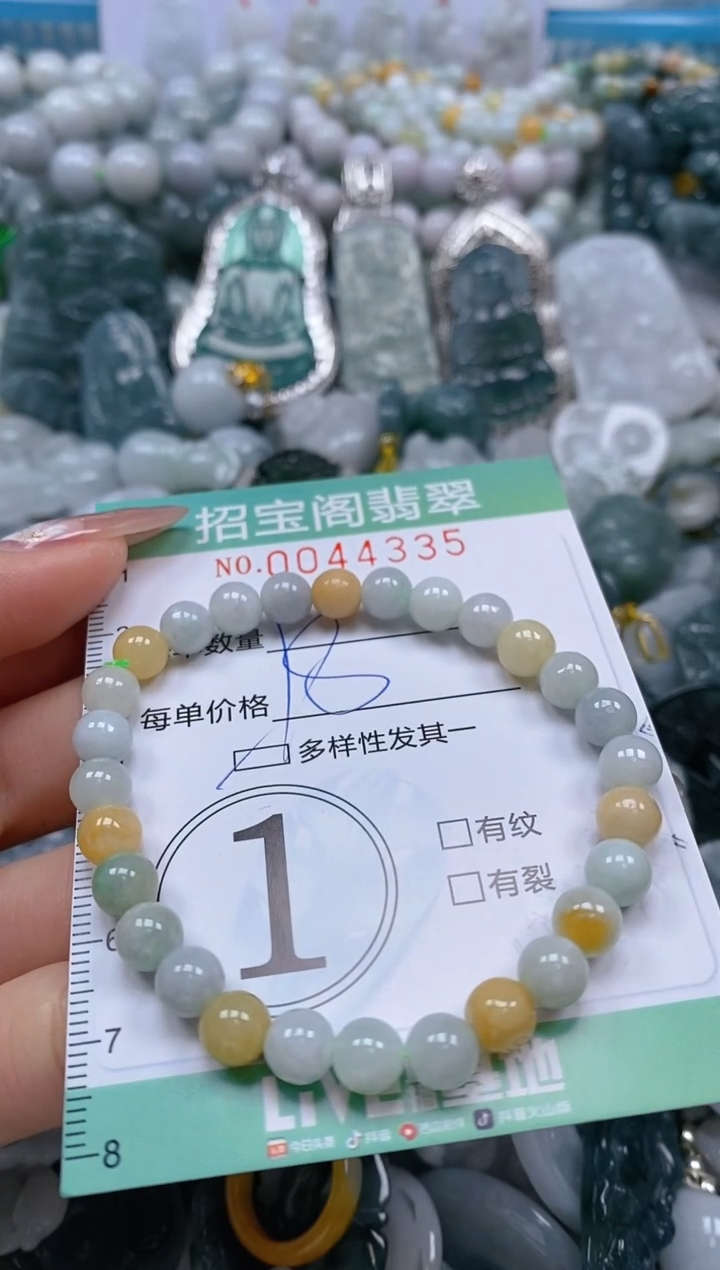 【闪购商品】翡翠颈饰未镶嵌闪购商品0044335多样性发其一