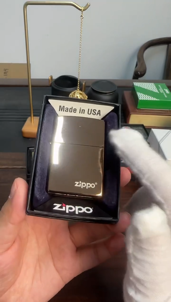 铜zippo官方正品一周年年庆 玫瑰粉金美版