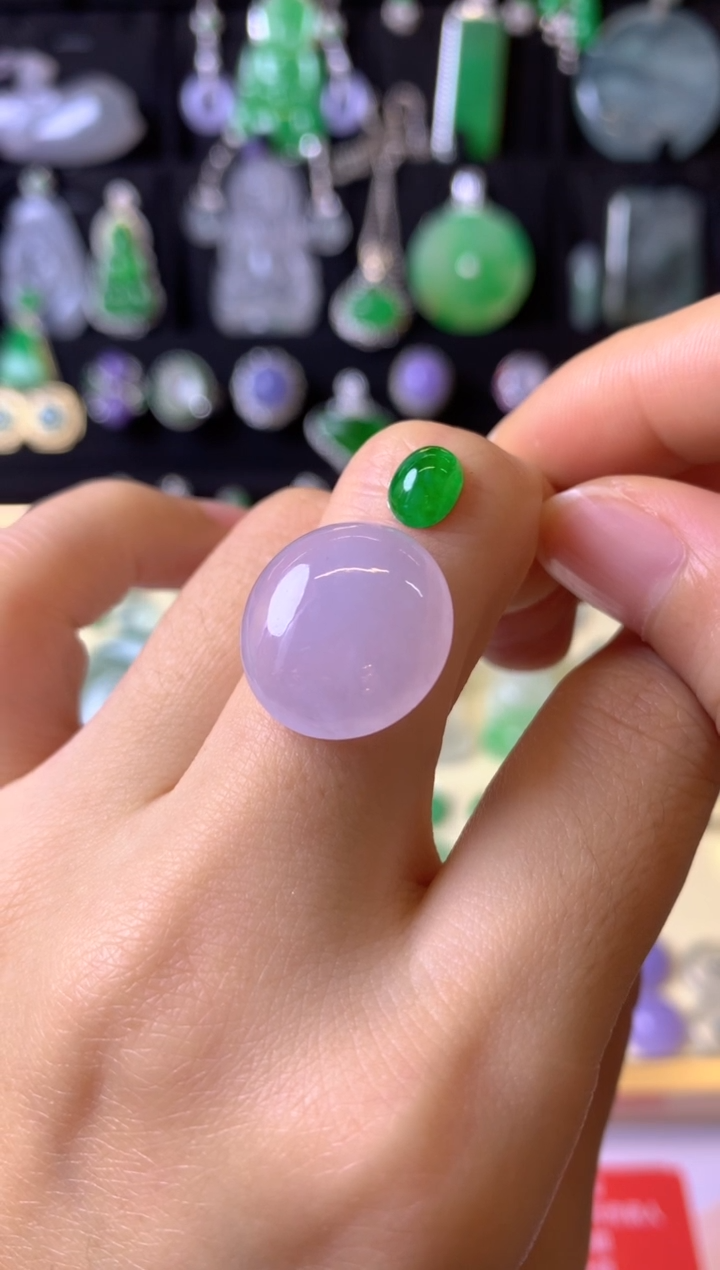 【闪购商品】定制翡翠未镶嵌1裸玉（客户意向镶嵌）