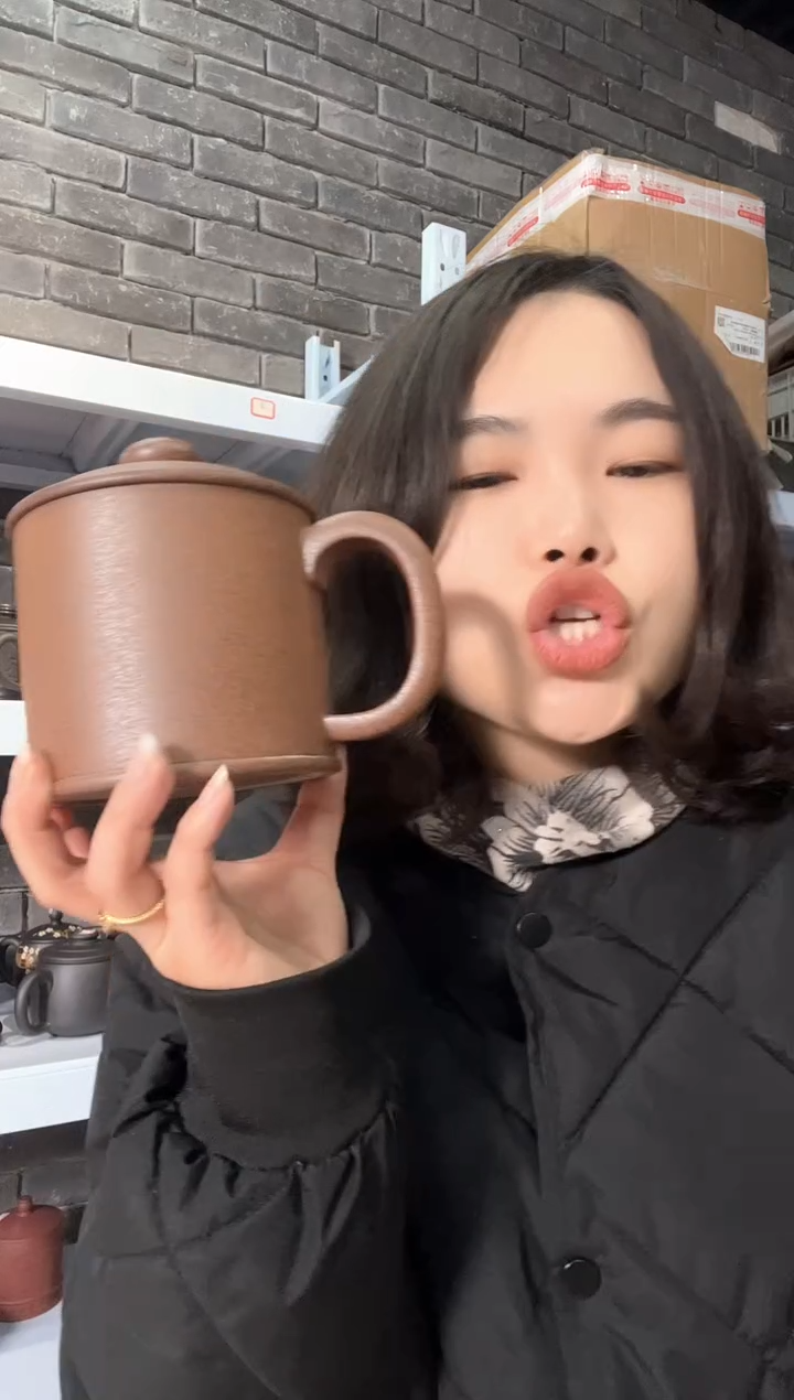 【闪购商品】紫砂茶杯紫砂盖杯龙骨金砂