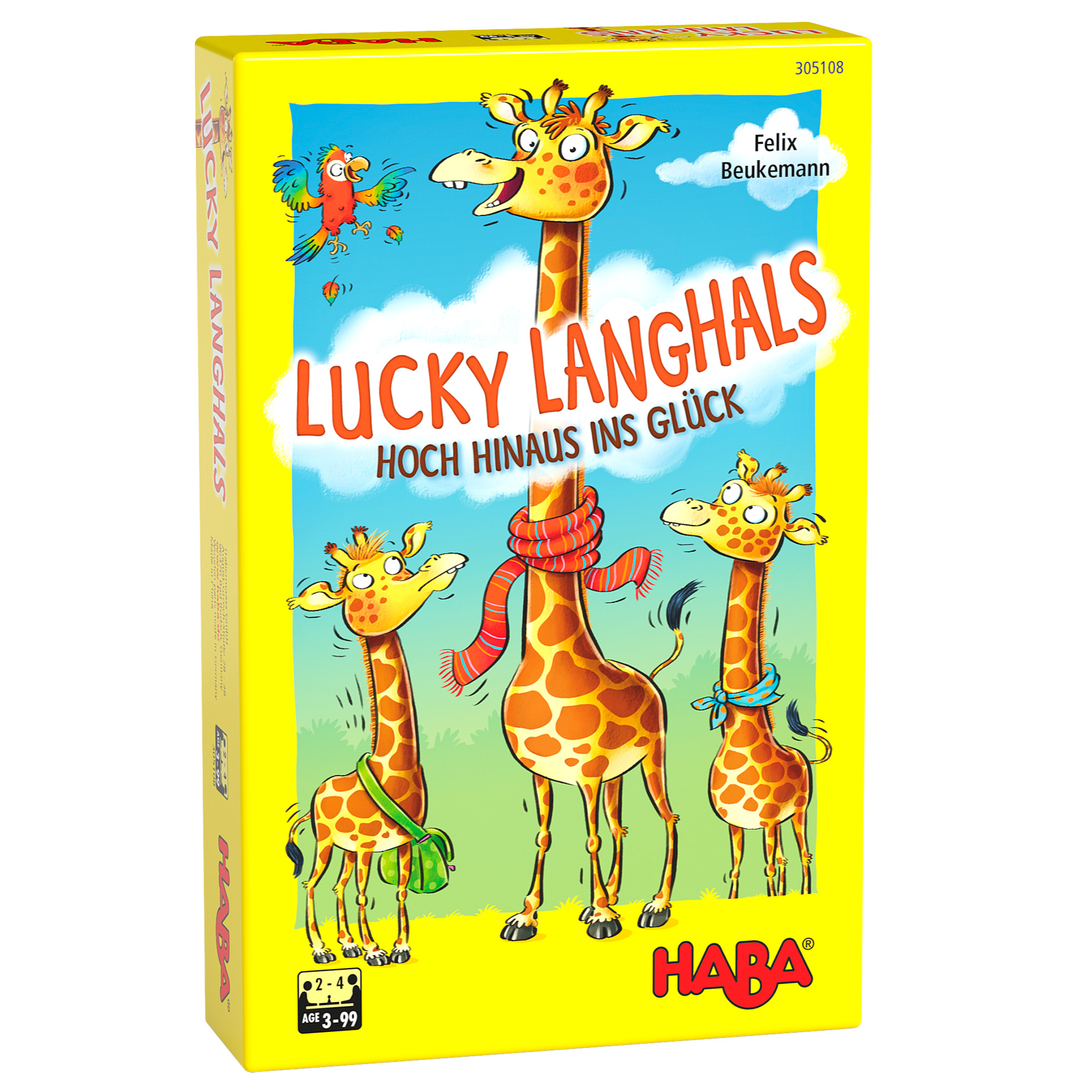 305108 好运的长颈鹿 3岁 儿童桌游
