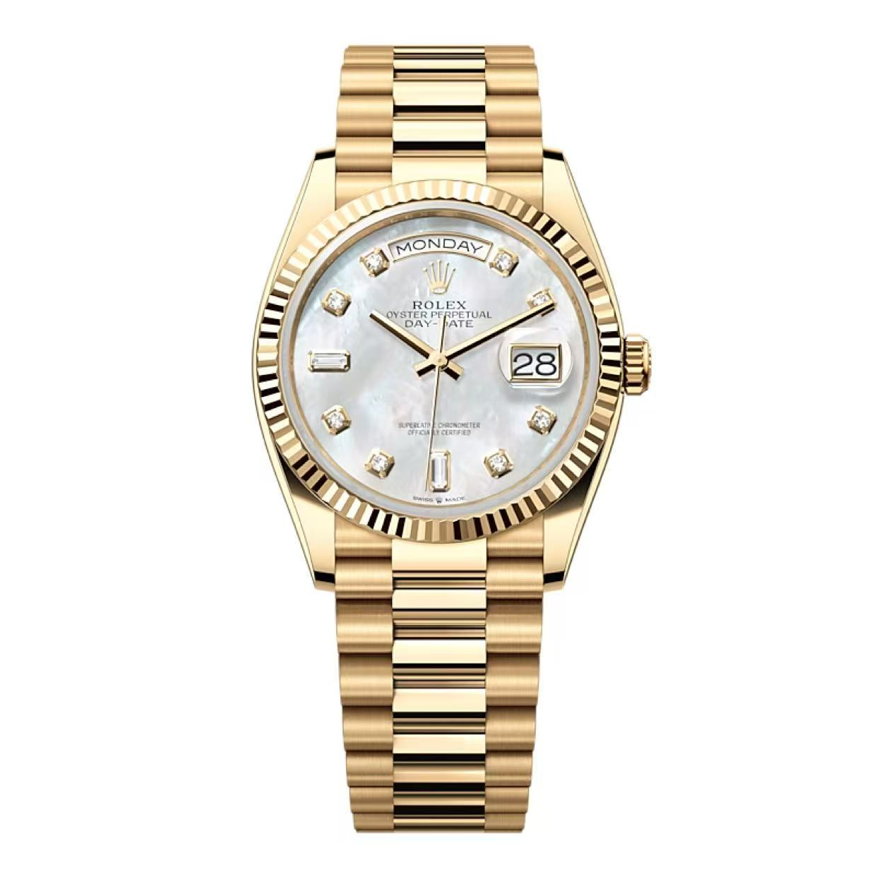 99新 Rolex/劳力士 哈奢馆/潮人/劳力士/星期日历128238/单表
