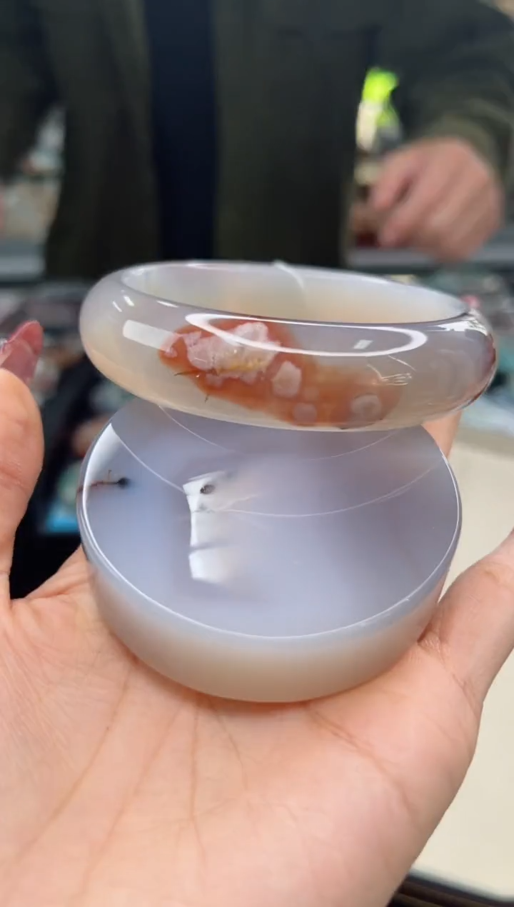 【闪购商品】石英质玉手镯未镶嵌64圈口（赠品镯心）3590463