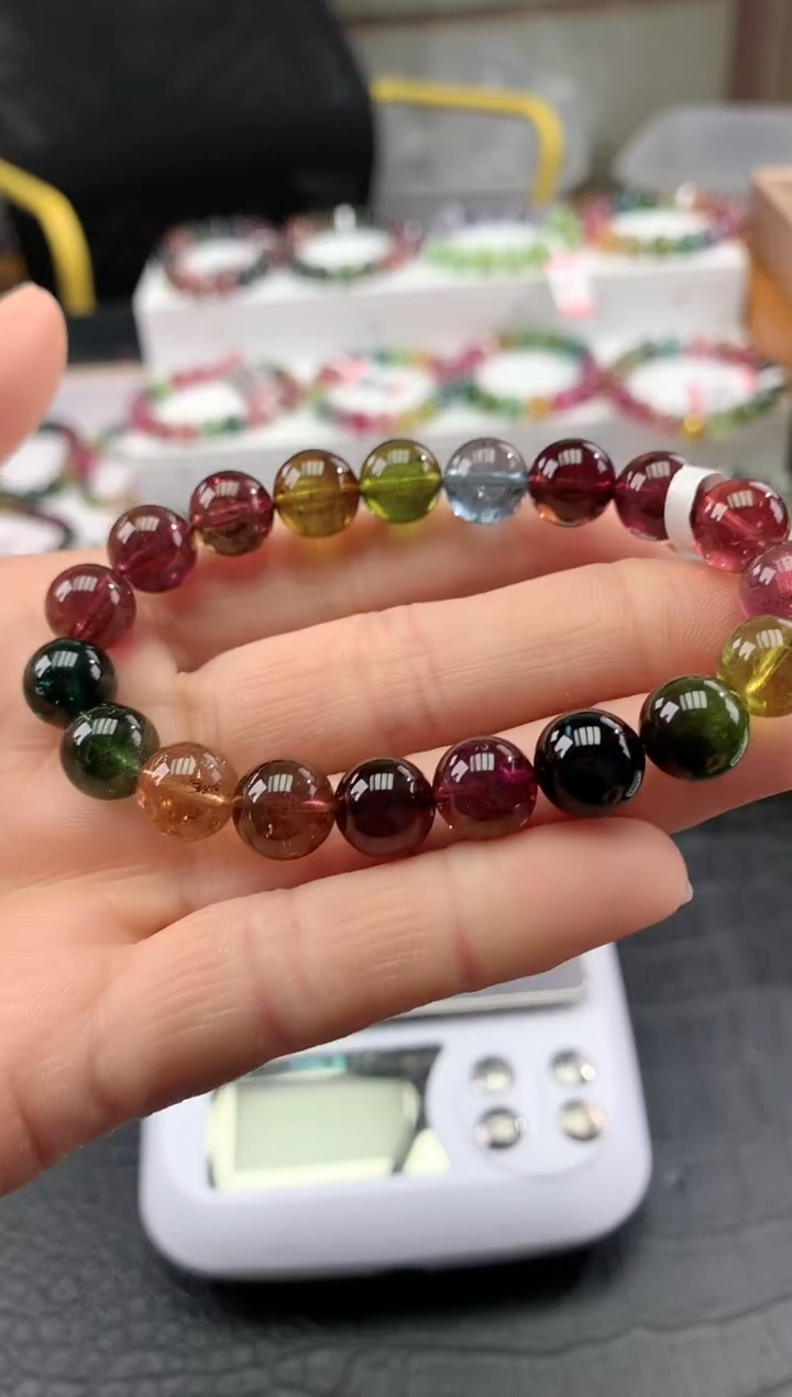 【闪购商品】碧玺手串未镶嵌多样性发一条