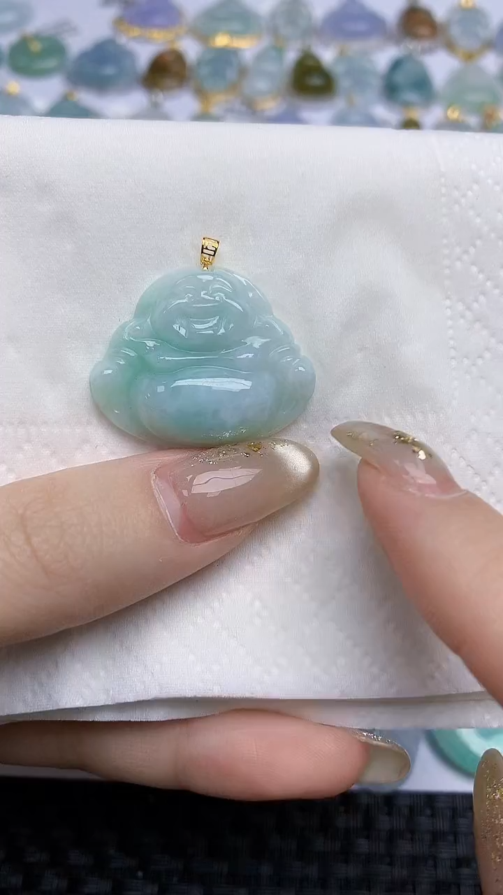 【闪购商品】翡翠颈饰未镶嵌天然A货翡翠 