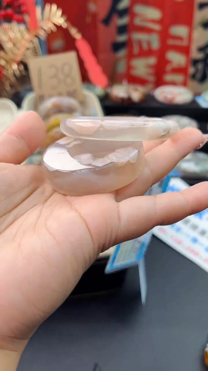 【闪购商品】石英质玉手镯未镶嵌赠送镯心（53圈口）