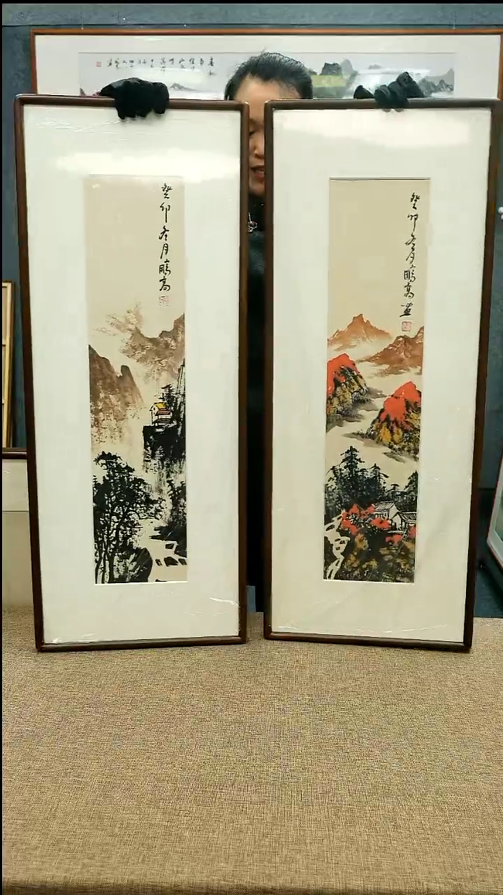 【闪购商品】国画37*92唐鹏高老师山水
