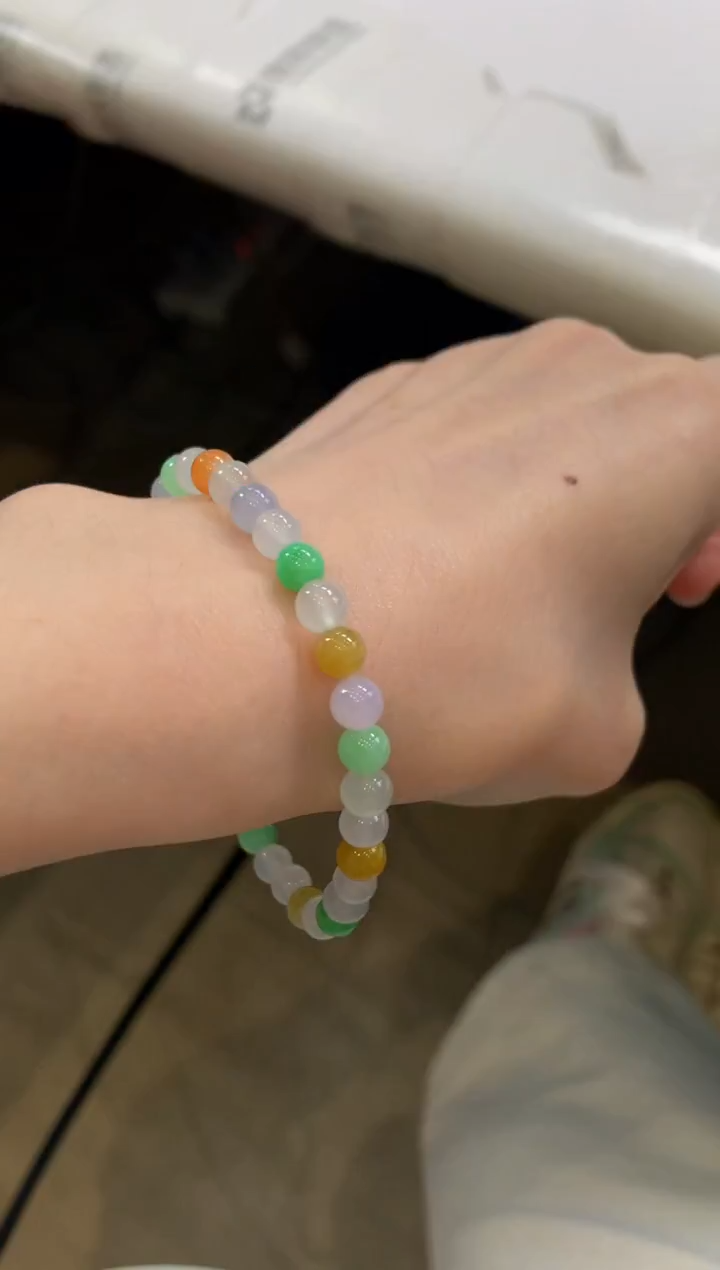 未镶嵌手链翡翠不***人---122606