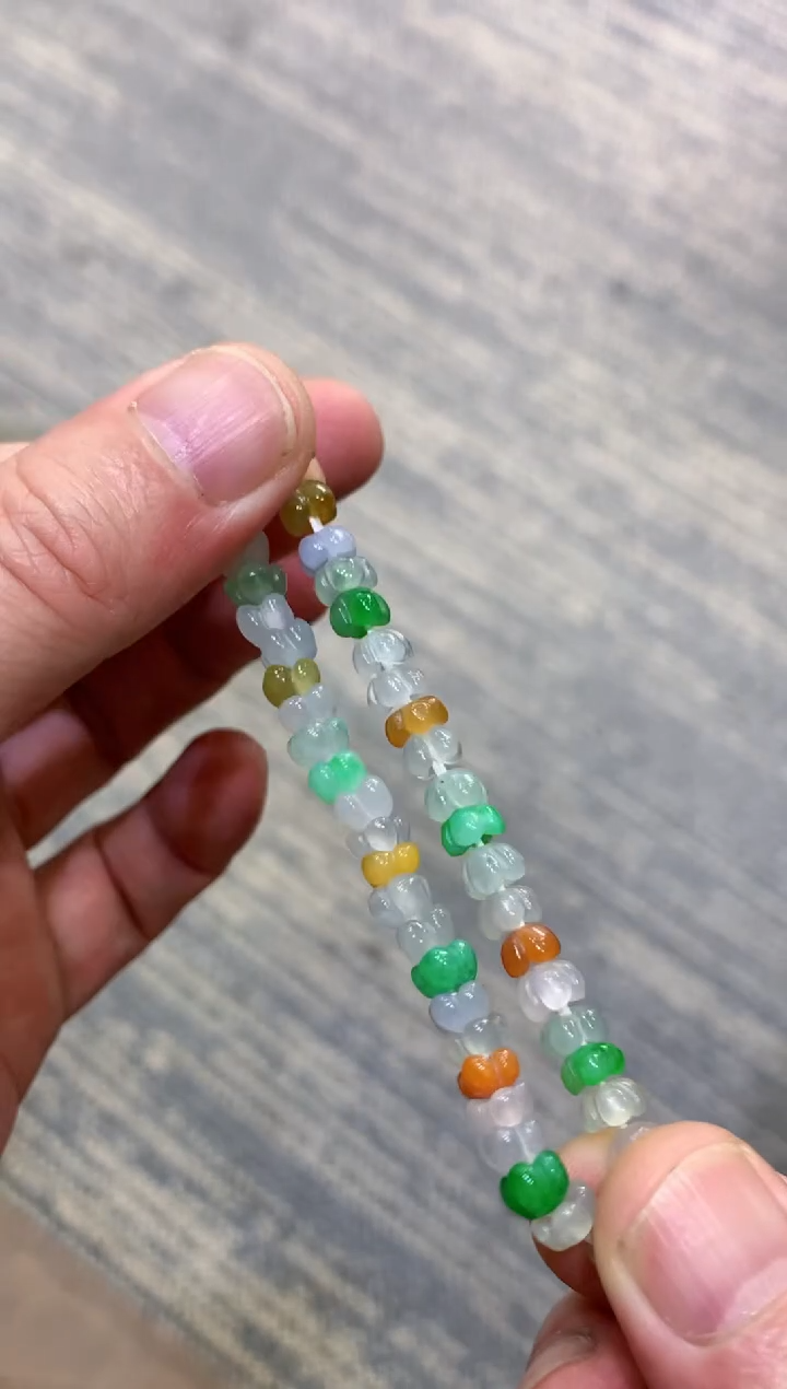 颈饰未镶嵌翡翠天然A货翡翠