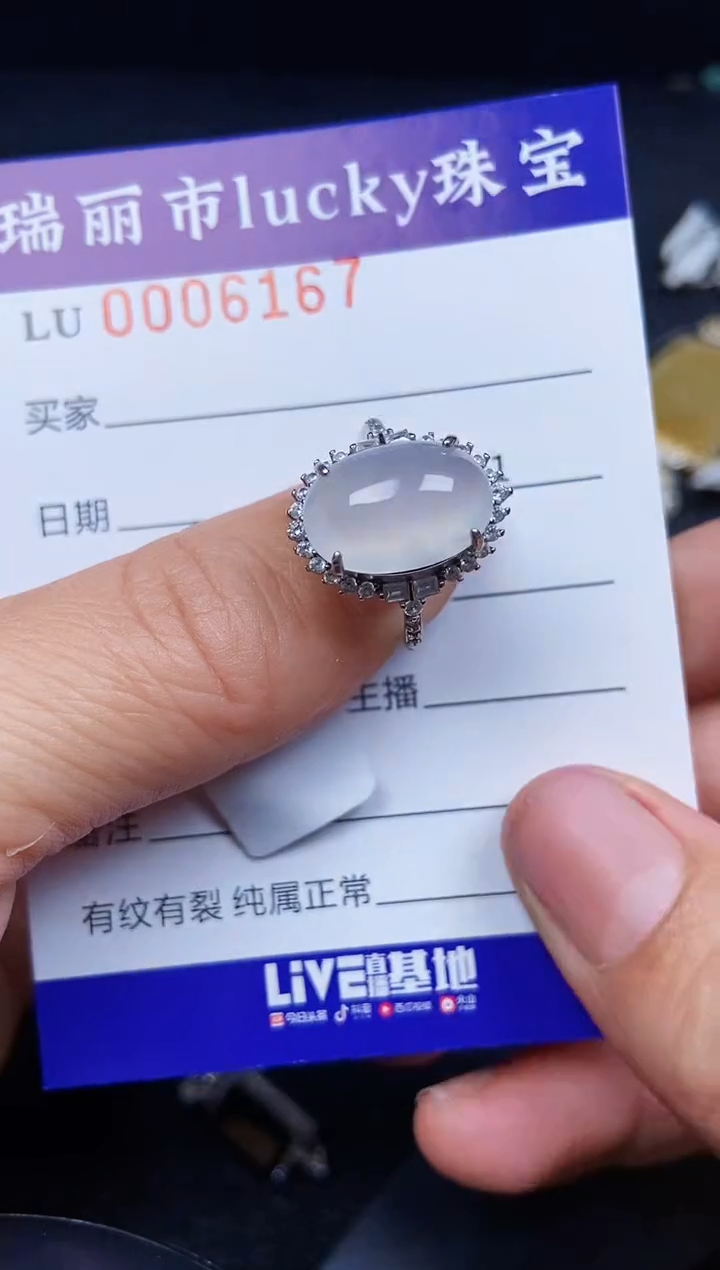 翡翠银S925镶嵌颈饰6167