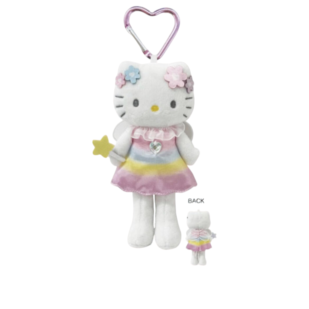 【梦一专属】Hello Kitty 彩虹仙女棒长腿kitty钥匙扣玩偶