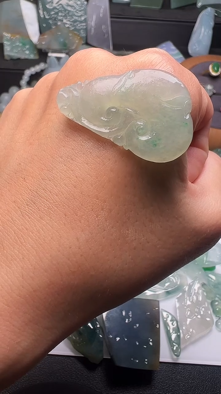 未镶嵌定制翡翠天然缅甸A货翡翠未抛光