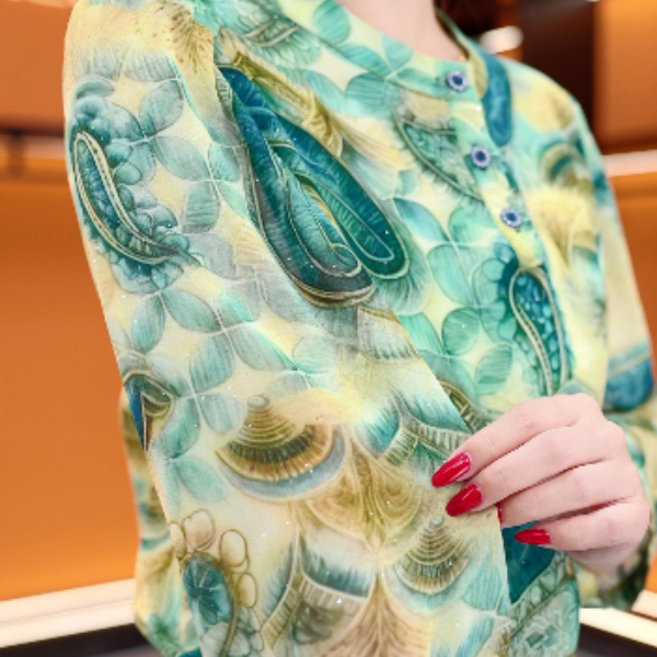 2025新款韶光淑气优雅小衫洋气衣服套头衬衫短袖女上衣打底时尚