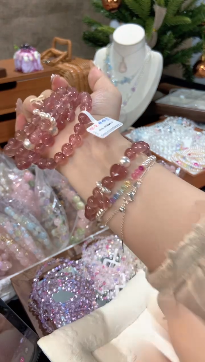 未镶嵌手串水晶孤品捡漏均匀瑕疵介意勿拍