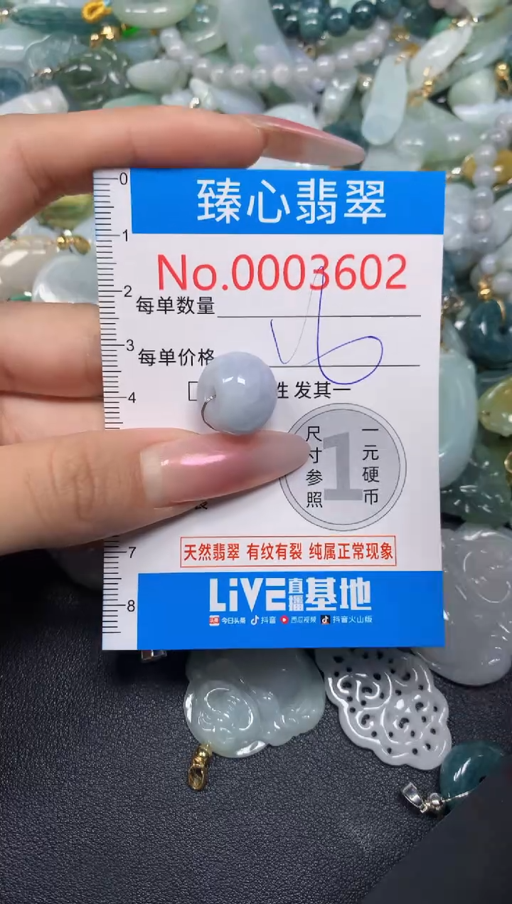 【闪购商品】翡翠颈饰未镶嵌含绳0003602