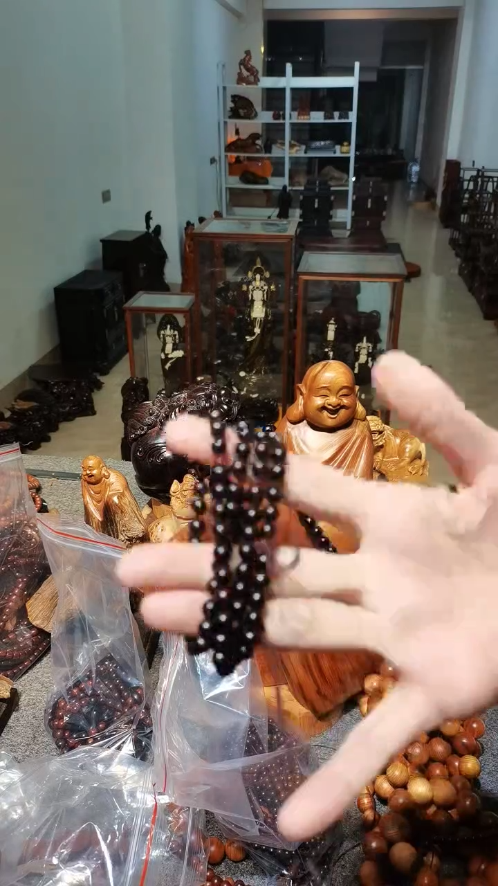 木乐*印度小叶紫檀，卡0.6,108颗圆珠