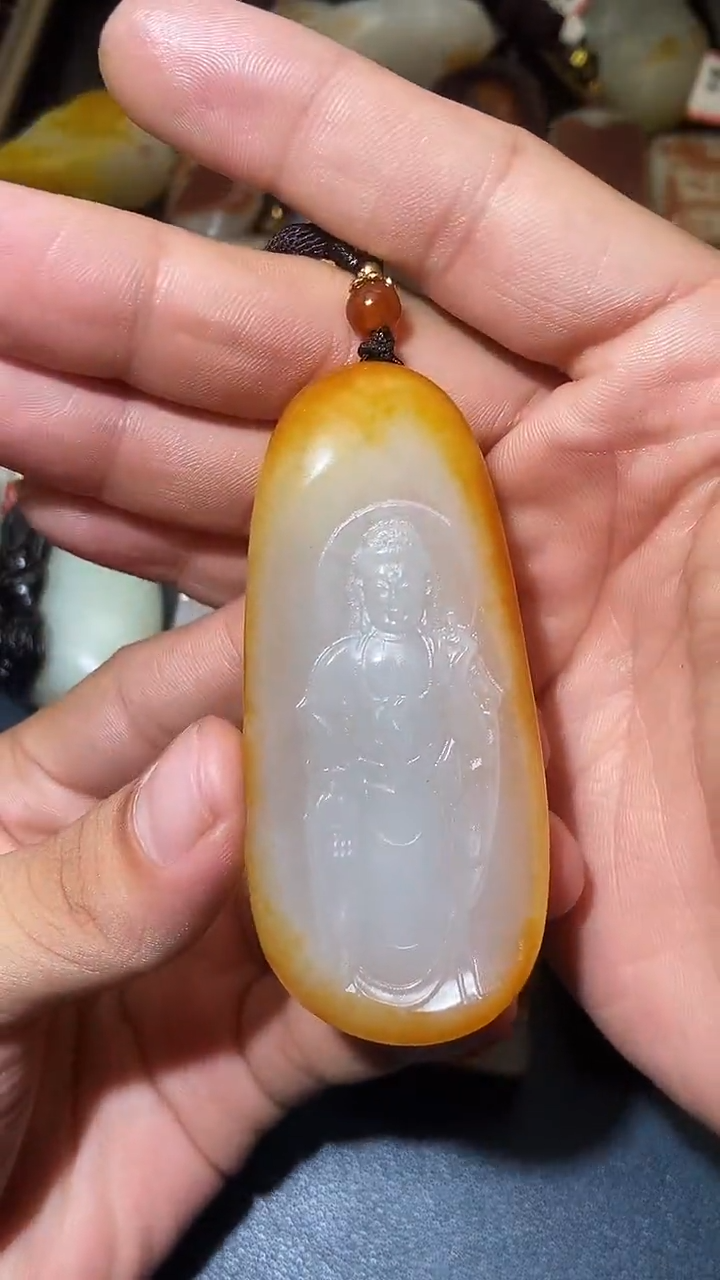 和田玉未镶嵌颈饰周*HX