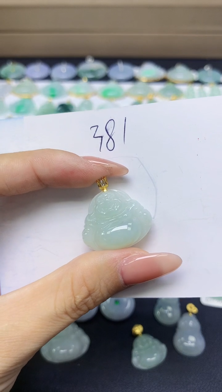 翡翠未镶嵌颈饰天然自然緬甸A貨翡翠