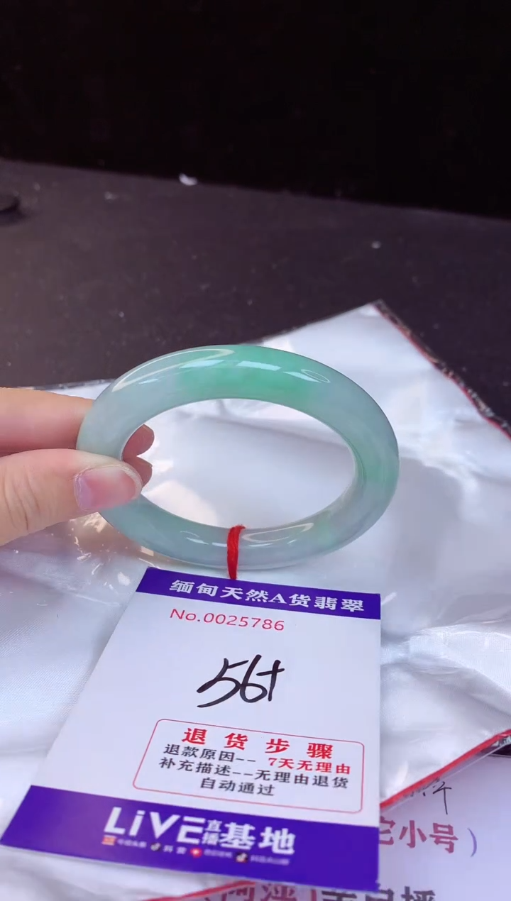 【闪购商品】翡翠手镯未镶嵌56+